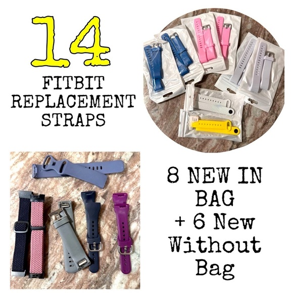 Fitbit Replacement Straps Wristbands New in Bag and New Without Bag. Small-Large - Picture 1 of 3